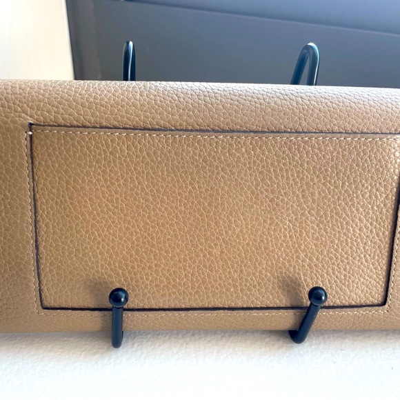 Celine Taupe Leather Wallet EUC - Picture 2 of 9